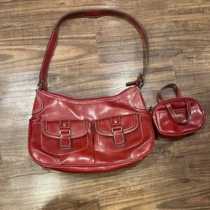 Rosetti Red Shoulder Bag Set